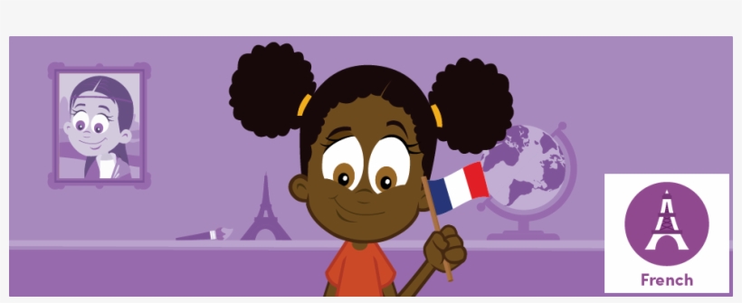 In The Classroom French Learning - Cartoon, transparent png download