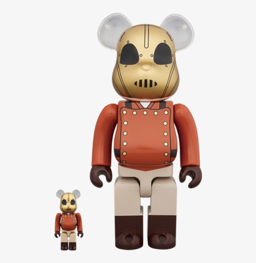 Medicom Toy Bearbrick The Rocketeer 100 And 400 Collectible - Bearbrick Rocketeer, transparent png download