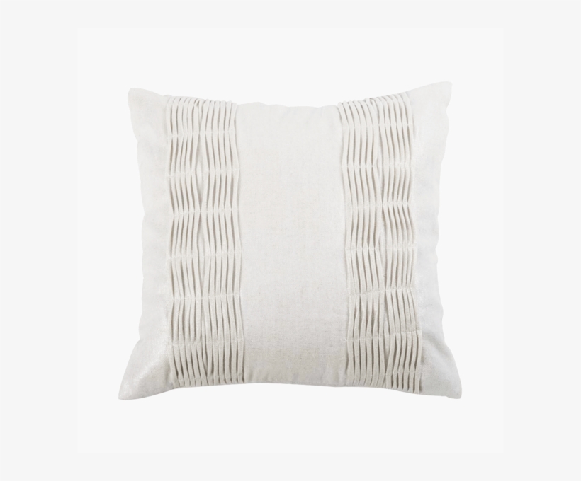 Silver Textured Cotton Designer Cushion Cover - Cushion, transparent png download