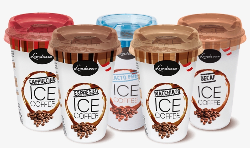 Ice Coffee Cups - Landessa Ice Coffee, transparent png download