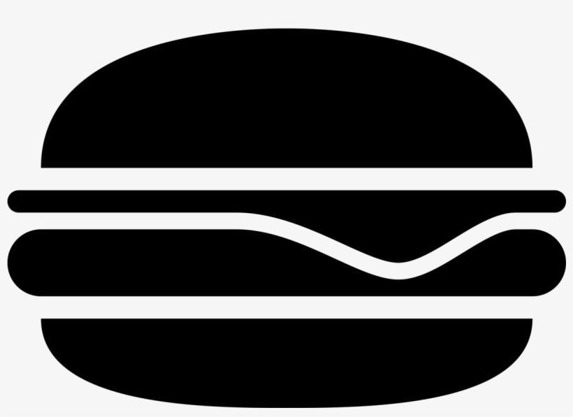1200 X 1200 3 - Burger Icon Black And White, transparent png download