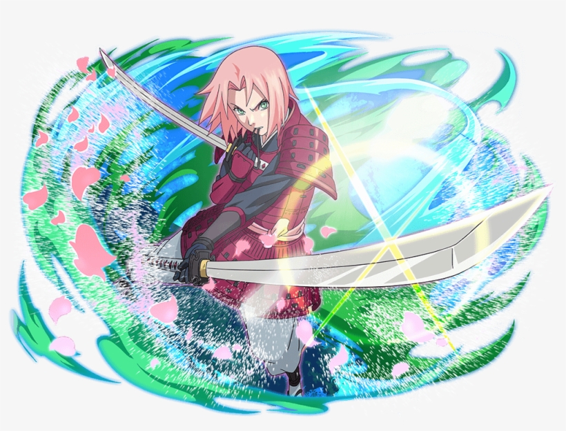 Samurai Sakura Naruto Blazing, transparent png download