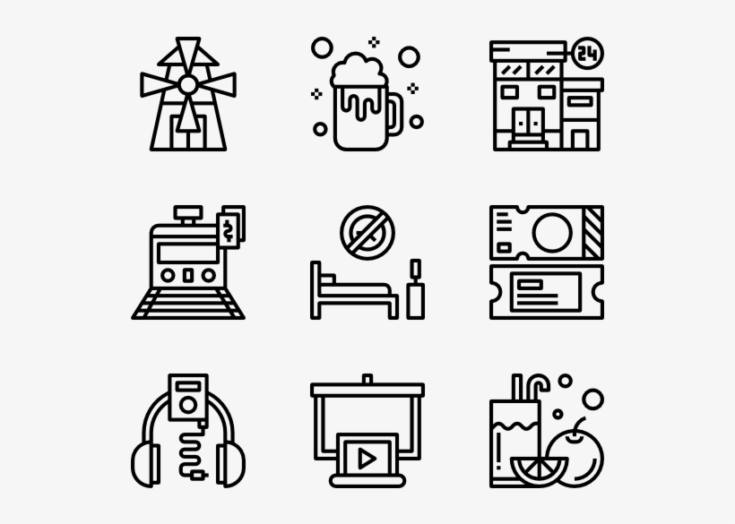 Clipart Black And White Icon Packs Svg Psd Png Eps - Icono Manufactura, transparent png download