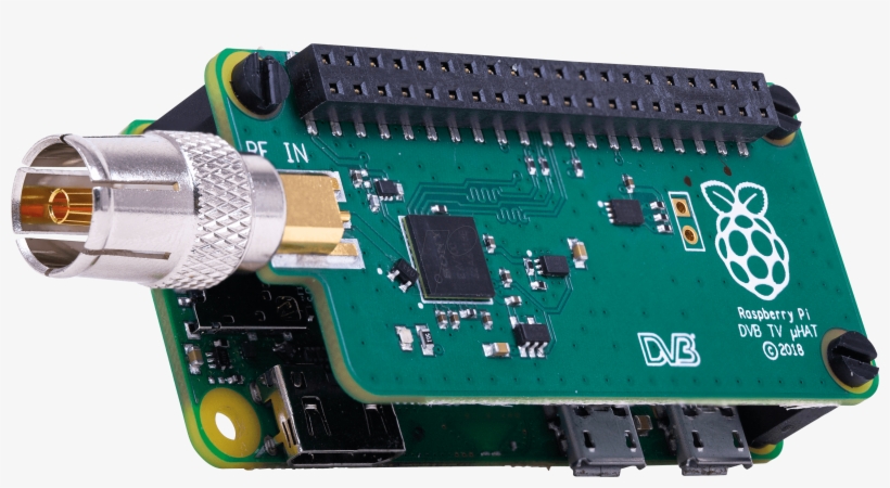 Tv Shield Dvb T2 For Raspberry Pi Raspberry Pi Raspberry - Raspberry Pi Tv Hat, transparent png download