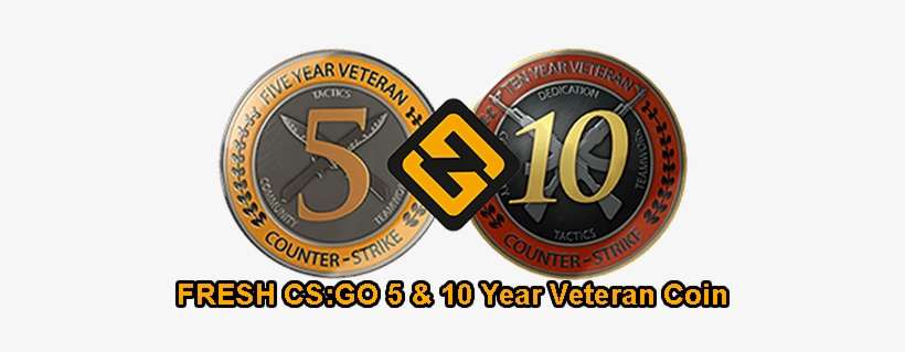 Fresh Csgo 5 & 10 Year Veteran Coin Accounts - Good Life Recordings, transparent png download