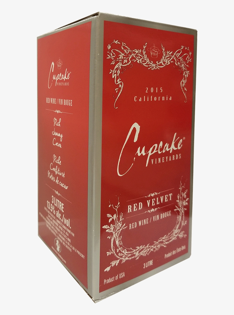 Cupcake Vineyard Red Velvet - Box, transparent png download