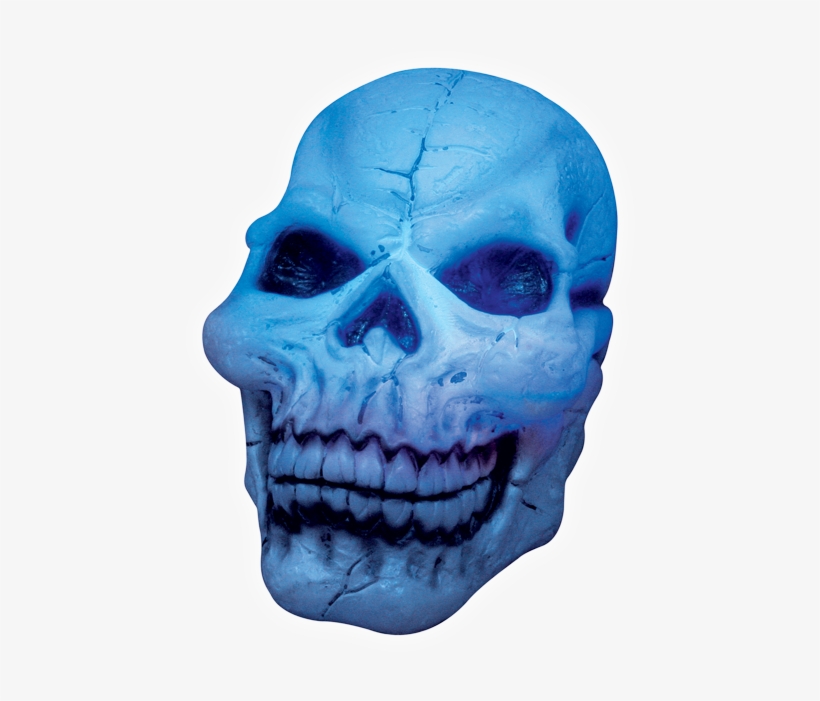 Color Changing Spooky Skull - Skull, transparent png download