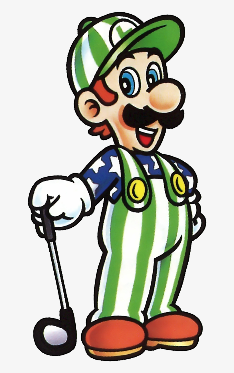 Super Smash Bros - Nes Open Tournament Golf Luigi, transparent png download