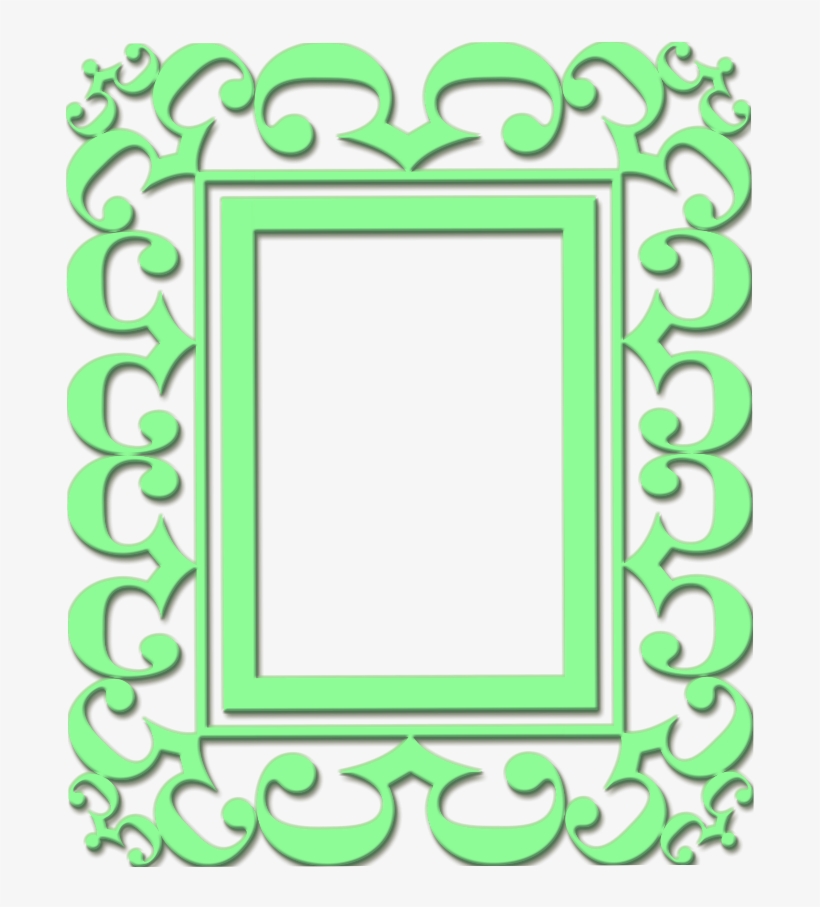 Mq Green Frame Frames Border Borders - Picture Frame, transparent png download
