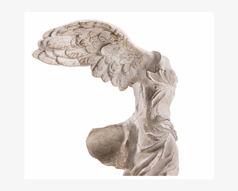 Black And White Download Victory Of Samothrace - Alas De La Victoria De Samotracia, transparent png download