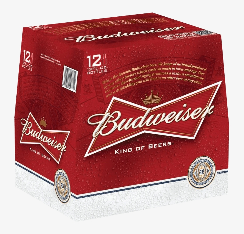 Budweiser 2-12pk Cans Or Bottles - Budweiser 12 Pack 12 Oz Cans, transparent png download