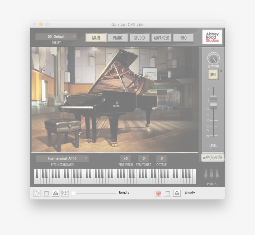 To Load Midi Files And Record Into Audio Files - Garritan Abbey Road Studios Cfx Lite, transparent png download
