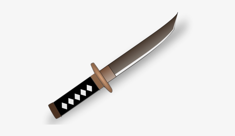 Sword Clipart Katana - Tanto Clipart, transparent png download