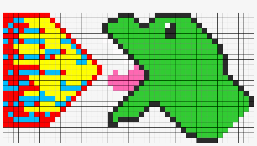 Dragon - Рисовать По Клеточкам Ёлку, transparent png download