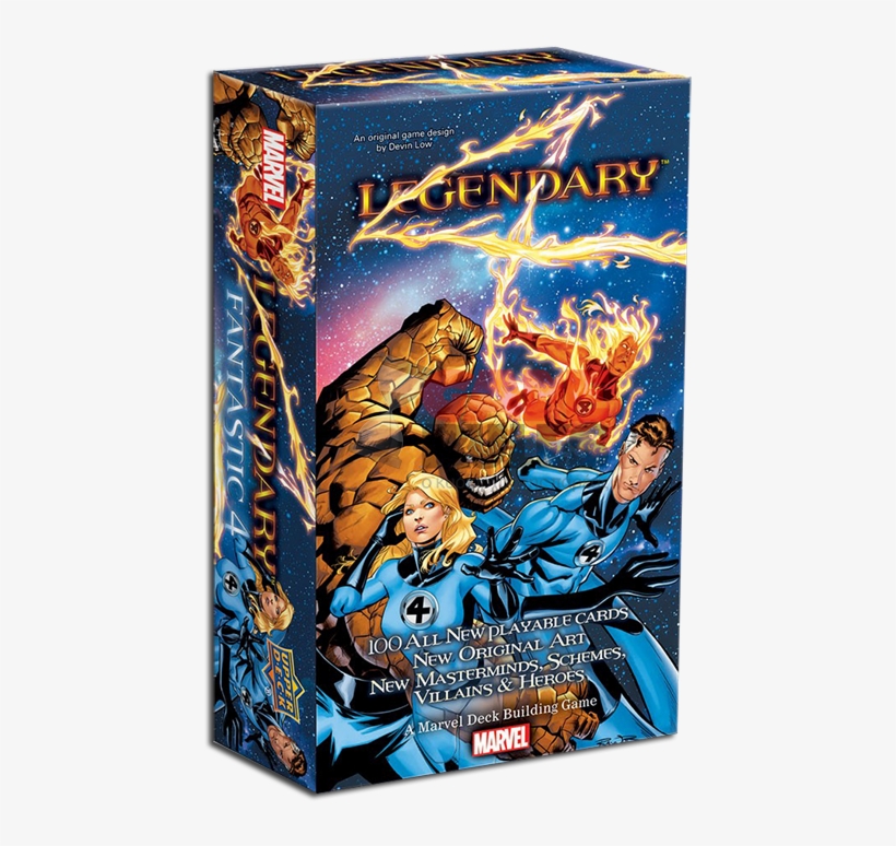 44 - Upper Deck Legendary: Fantastic Four Expansion, transparent png download