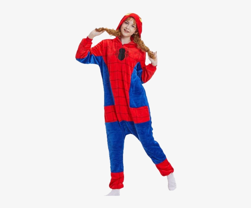 Stylish Spiderman Onesies - Pajamas, transparent png download