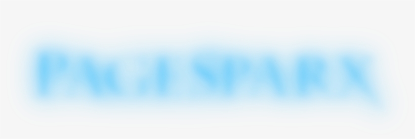 Glow Around Page Sparks Logo - Electric Blue, transparent png download