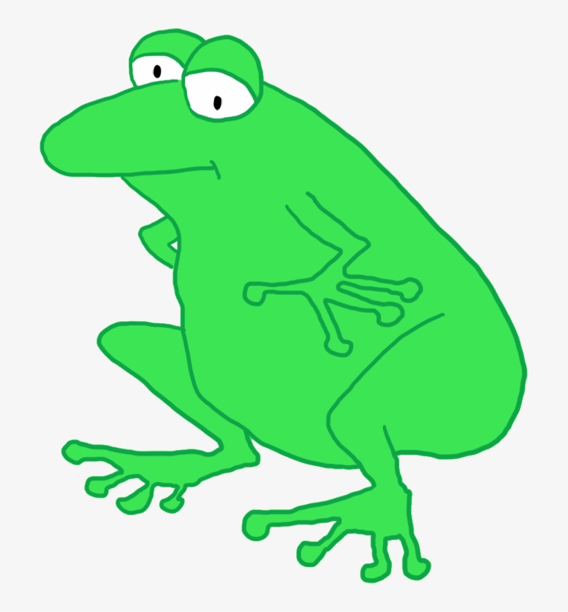 Funny Dancing Frog, Cartoon Frog Sitting - Cartoon Frog Png, transparent png download