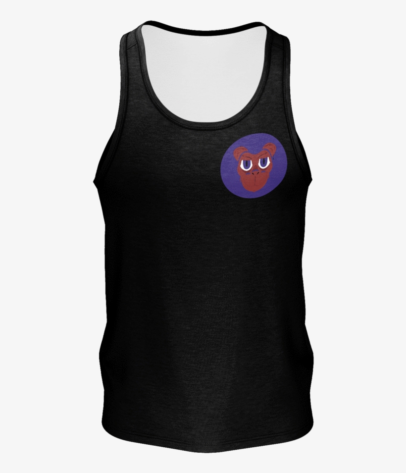 Monkey Face Tank Men's - Active Tank, transparent png download