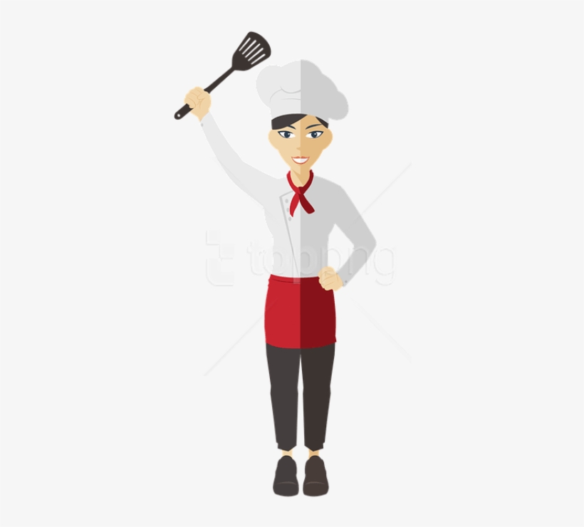 Download Chef Clipart Png Images Background - Transparent Woman Png Chef Clip Art, transparent png download