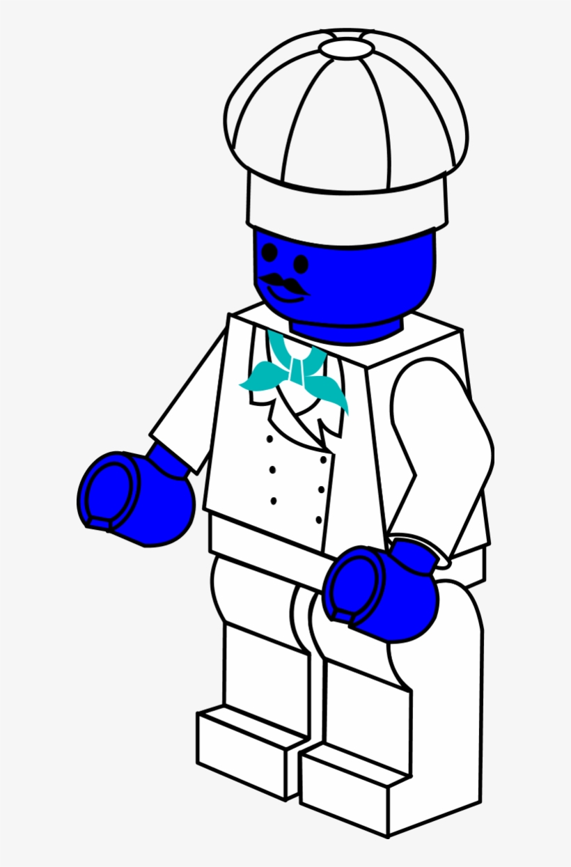 Lego Town Chef - Lego Vector, transparent png download