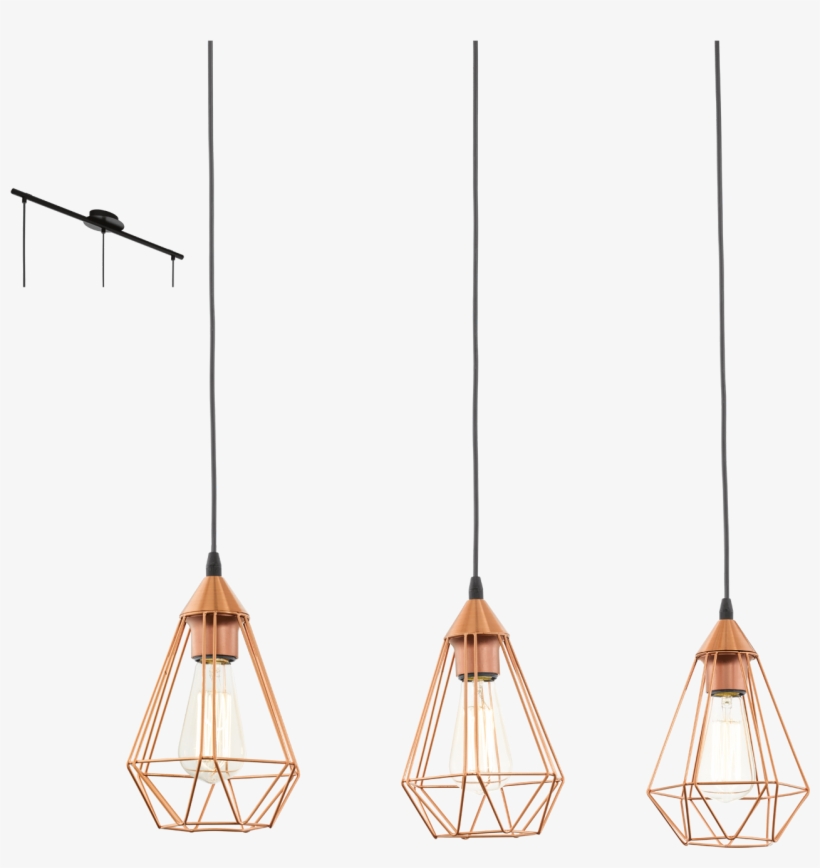 Light Fixture Lighting Pendant Eglo 6x4 Clipart - Eglo 94195, transparent png download