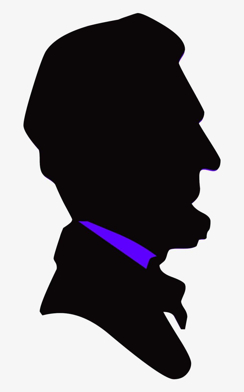 Abraham Lincoln Silhouette - Abraham Lincoln Silhouette Png, transparent png download