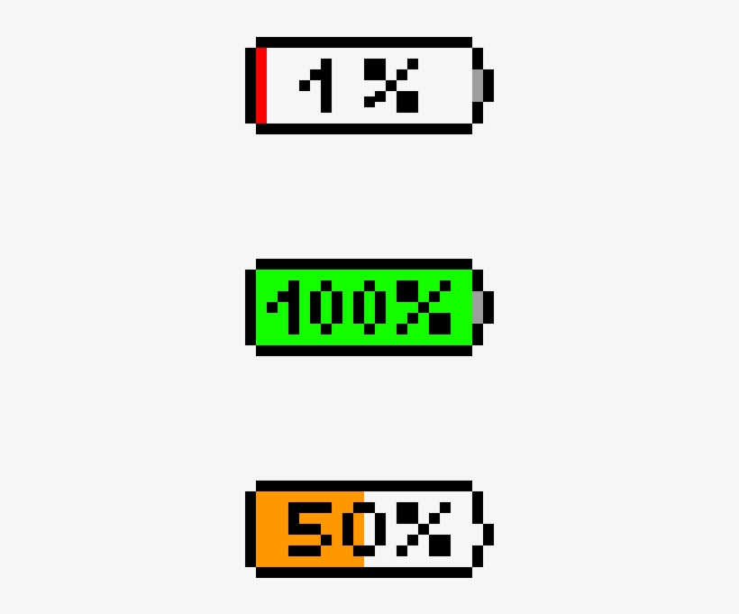 Batteries - Perler Bead Battery, transparent png download