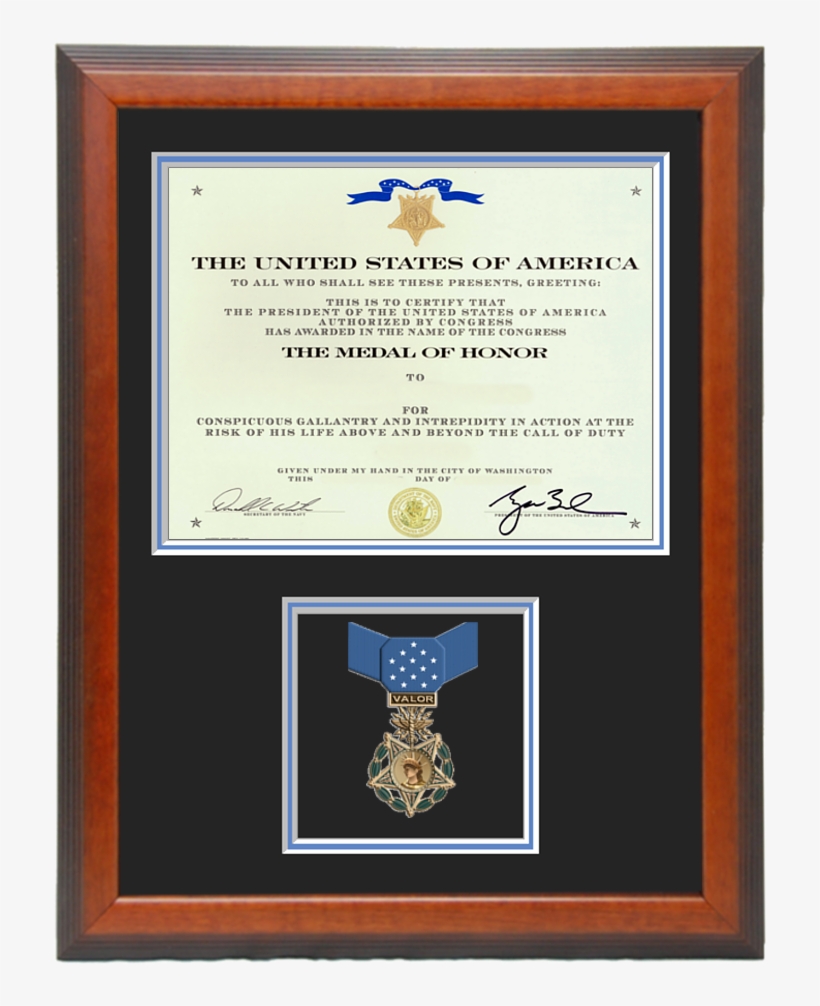 Loading Zoom - Medal Of Honor Certificate, transparent png download