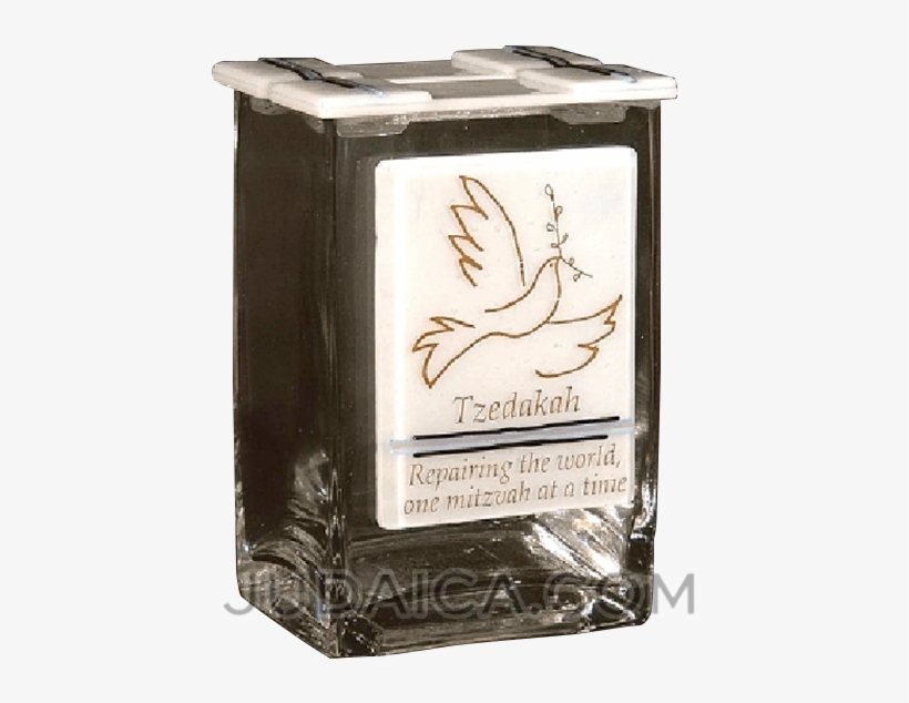 Glass Dove Tzedakah Box - Da Hong Pao, transparent png download
