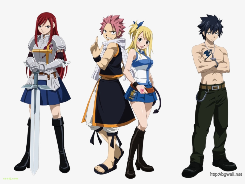 Fairy Tail Cool Pose Wallpaper - Fairy Tail Transparent, transparent png download