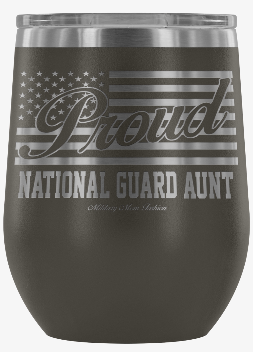 Proud National Guard Aunt Wine Tumbler - Tumbler, transparent png download
