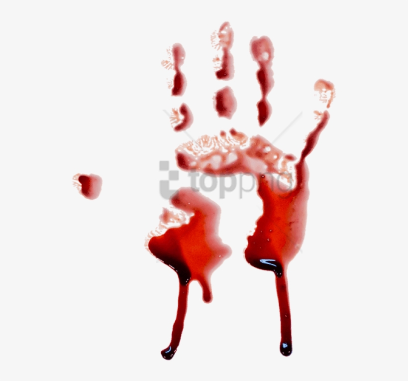 Free Png Download Blood Hand Photo Png Images Background - Bloody Handprint Transparent Background, transparent png download