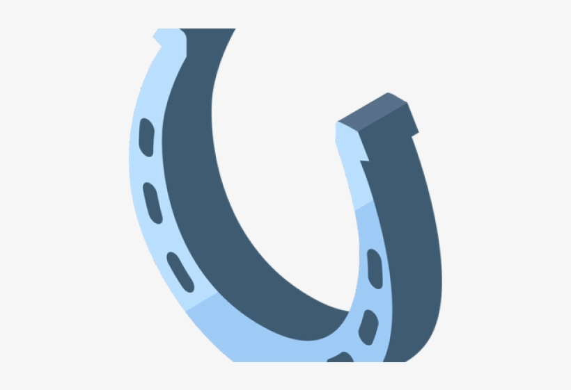 Horseshoe Clipart Blue Horseshoe - Graphic Design, transparent png download