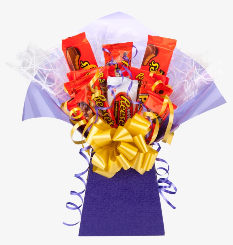 Reese's American Chocolate Bouquethamper Selection - Reese's Peanut Butter Cups, transparent png download