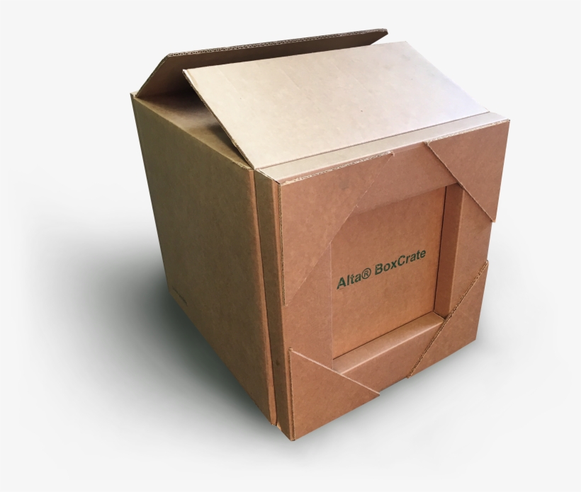 Alta Crate Box - Crate From Cardboard, transparent png download