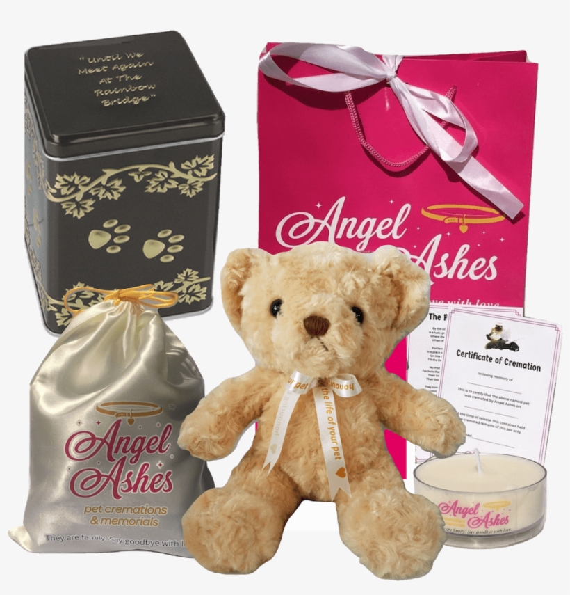 Angel Ashes Teddy - Stuffed Toy, transparent png download