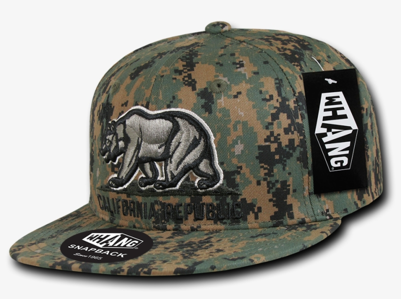 Whang 3d California Republic Bear Snapback Caps Cap - Gorras California Republic, transparent png download