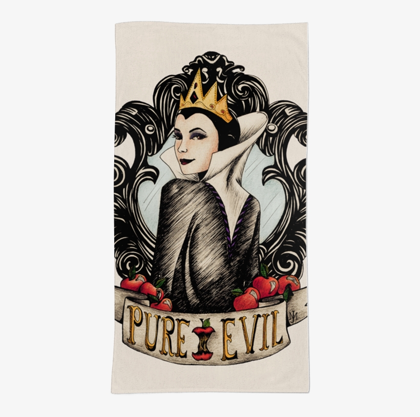 Toalha Evil Queen De Juliana Monteirona - Cartoon, transparent png download