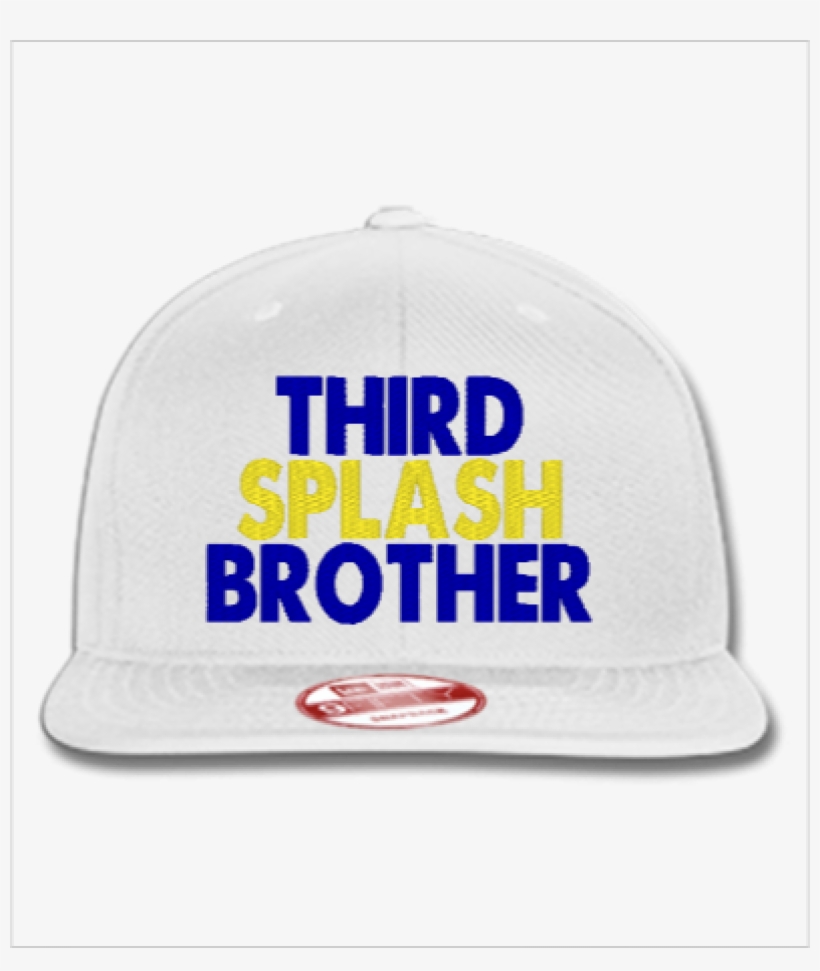 Third Splash Brother Embroidery Hat - Baseball Cap, transparent png download