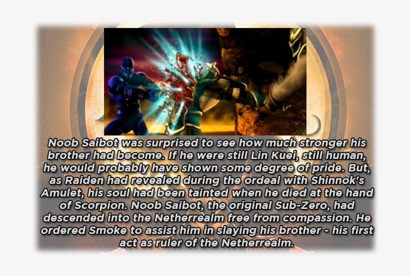 Ending - Noob Saibot Mortal Kombat, transparent png download