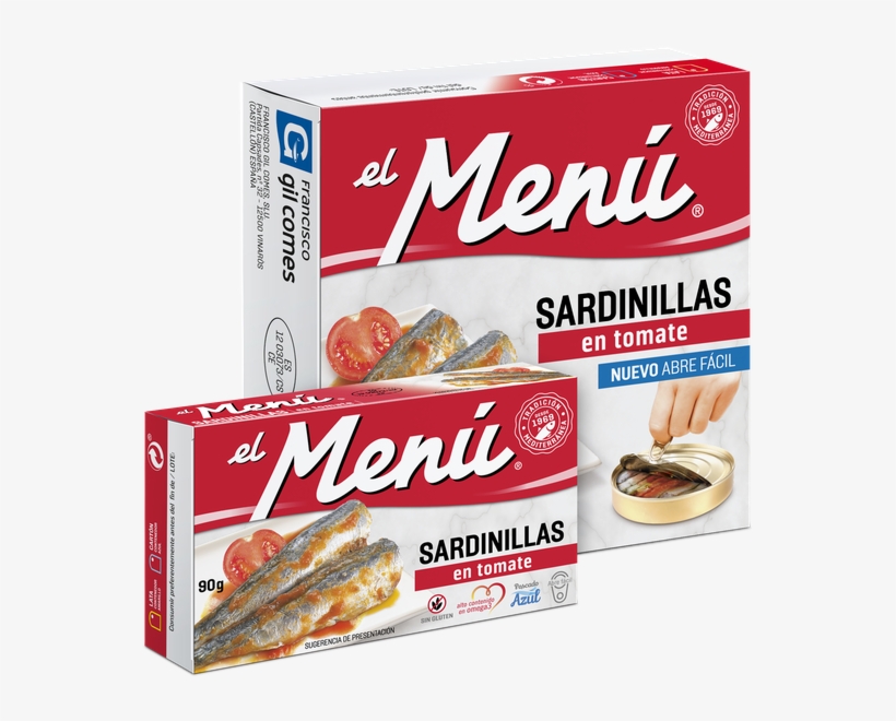 Sardines In Tomato - Sardinillas El Menu Escabeche, transparent png download