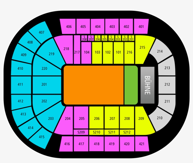 Saalplan Mercedes Benz Arena Berlin Helene Fischer Seat Category - Mercedes Arena Berlin Seating Plan PNG Image