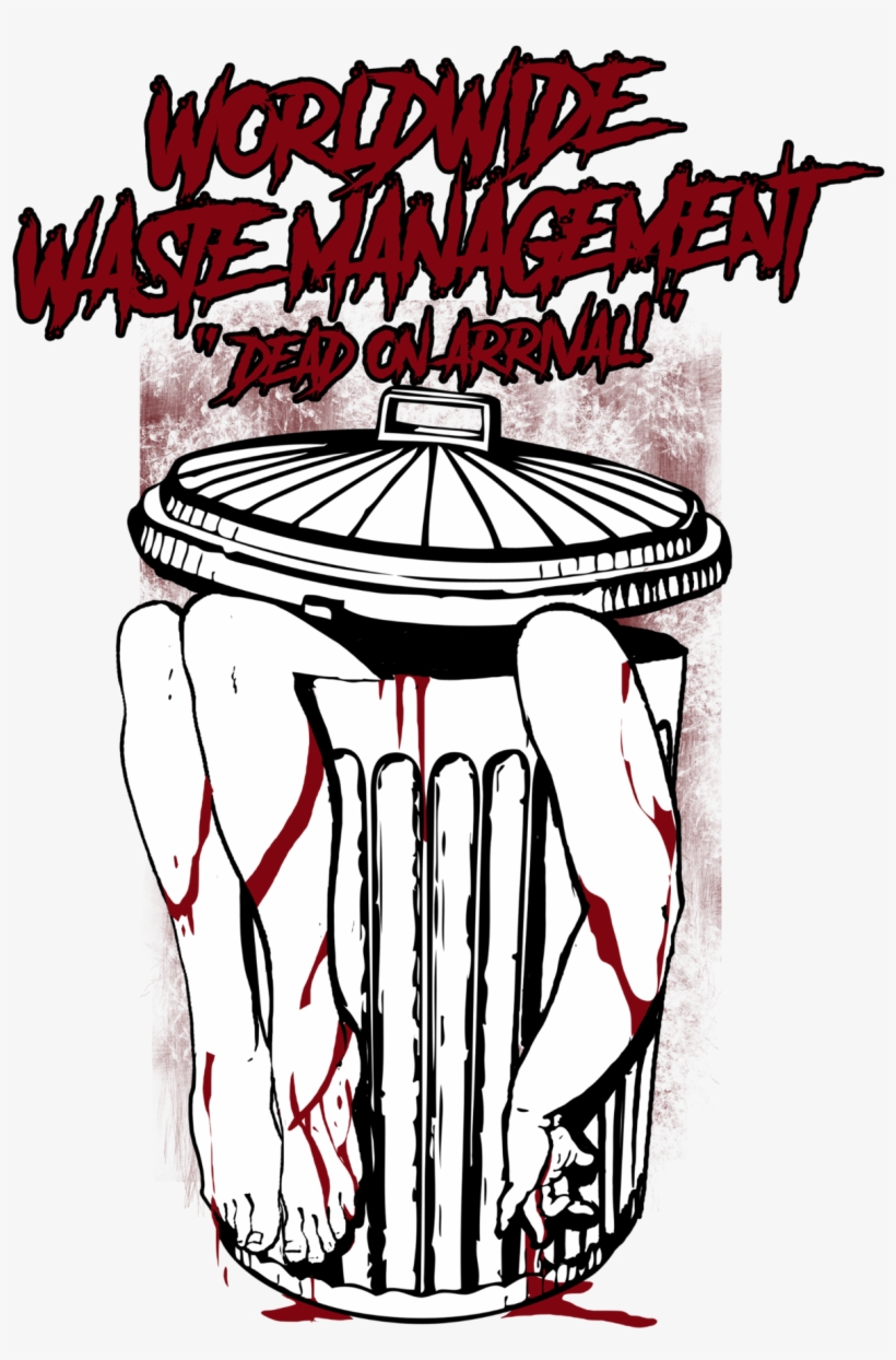 Waste Management Tee - Illustration, transparent png download