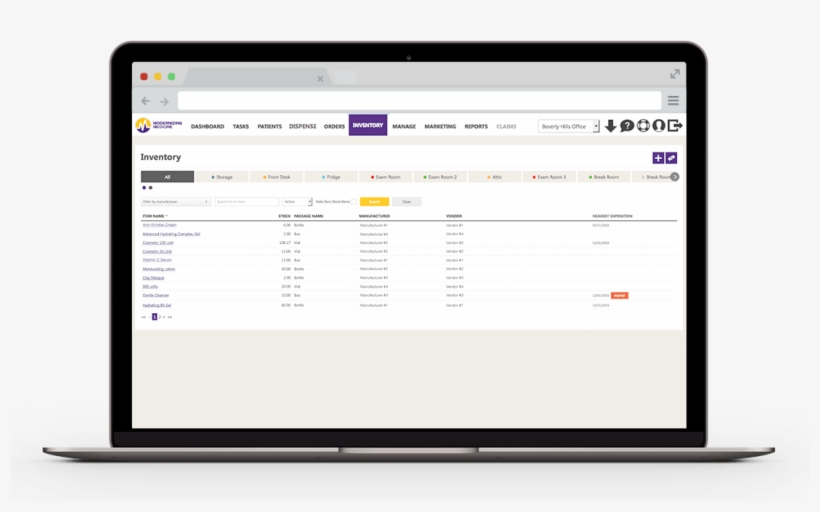 Comprehensive Inventory In Dermatology Ehr - Bmc Bladelogic, transparent png download