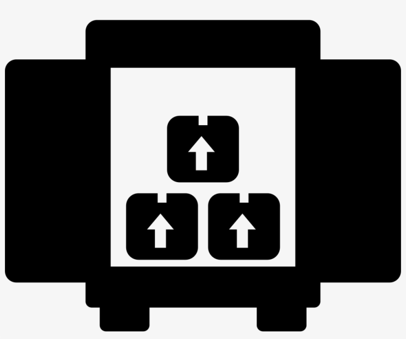 Boxes Storage For Delivery Inside A Truck Box From - Back Of A Truck Icon, transparent png download