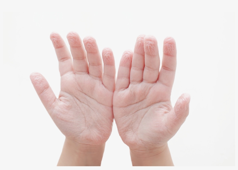 Manos Arrugados Por Agua, transparent png download
