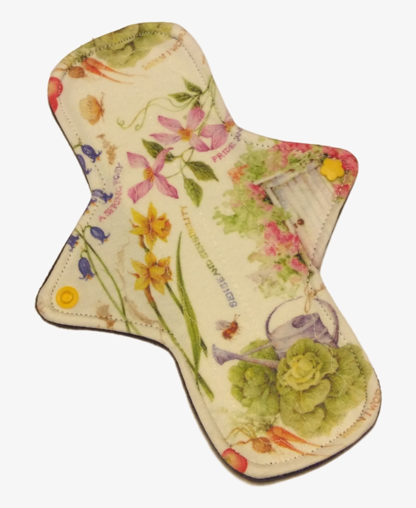 9 Inch Moderate Absorbency Organic Cotton Knit Topped - Artificial Flower, transparent png download