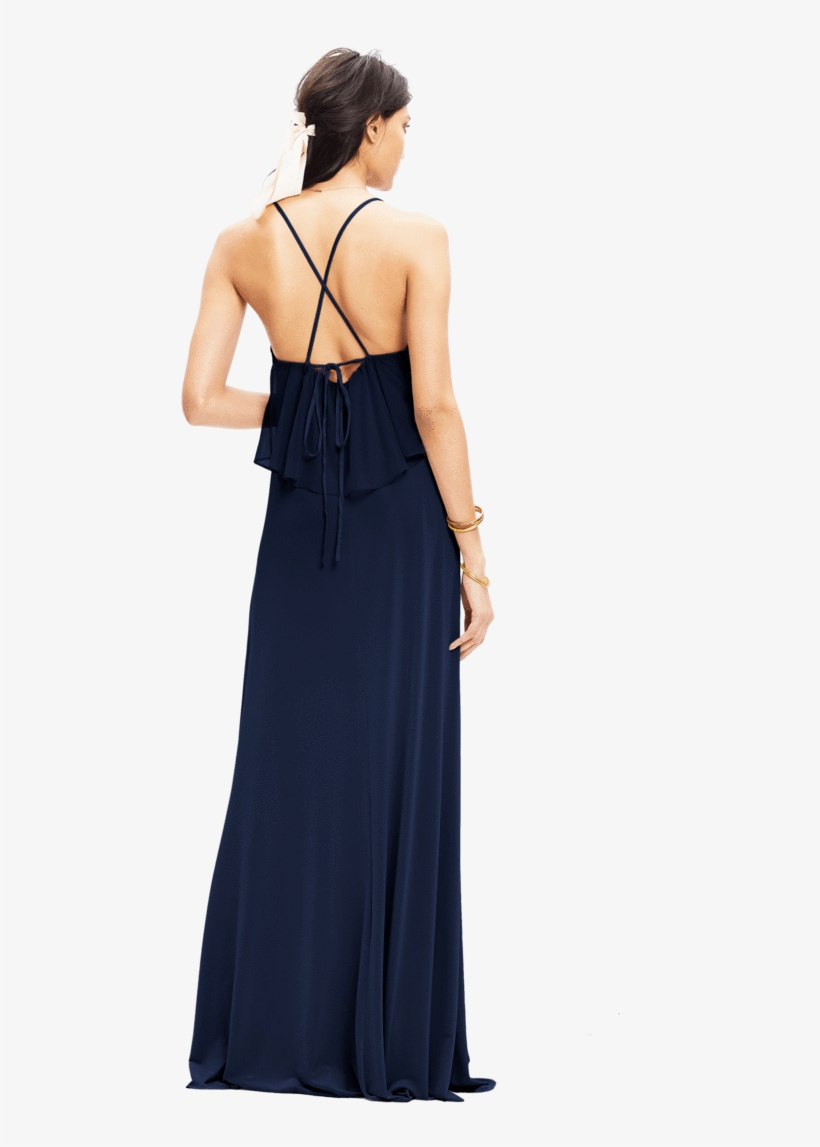 Sample Sale Zoe Midnight Blue Tulle - Gown, transparent png download