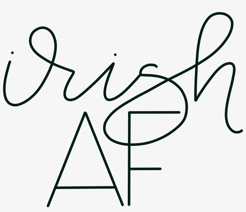 Irish Af Free Printable Or T-shirt Design - Line Art, transparent png download